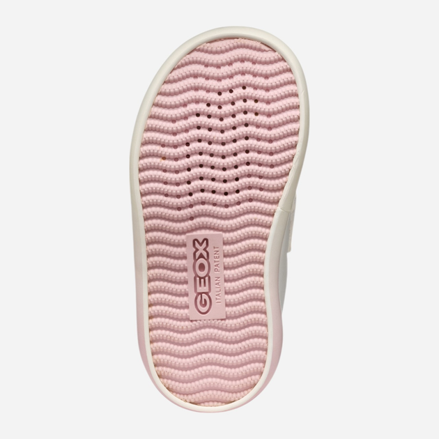 Trampki dziecięce dla dziewczynki na rzepy Geox B Gisli Girl B551MD08502-C0406 27 Białe (8058192274145) - obraz 9