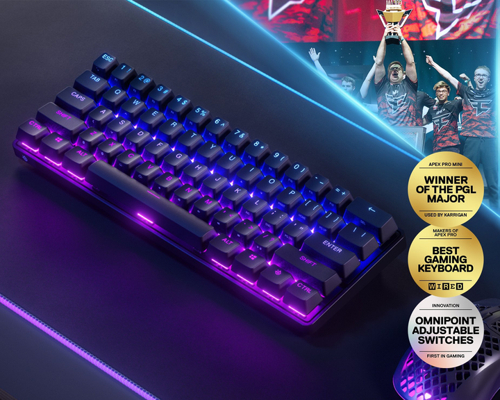 キーボード steelseries apex pro mini SS64842 - Клавиатура SteelSeries Apex Pro Mini Wireless UA