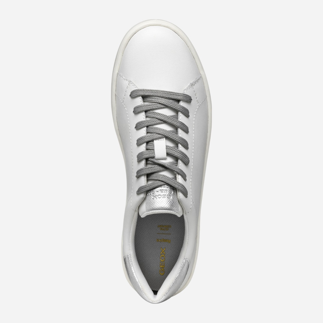 Sneakersy damskie Geox D Spherica Ecub-1 D45WEA09BNF-C0007 39 Białe (8058192279096) - obraz 5