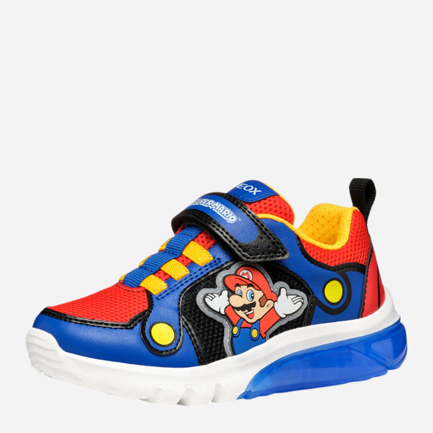 Sneakersy chłopięce świecące Geox J Ciberdron Boy J55LBF01454-C0833 30 Wielobarwne (8058192253935) - obraz 3