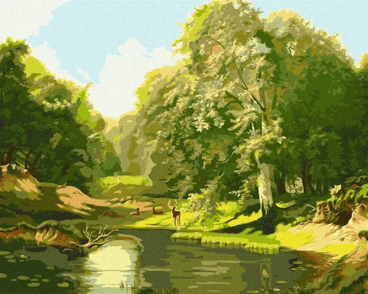Картина за номерами, (KHO2885), Сім'я оленів, ©ArtAlekhina, 40 х 50 см, Ідейка - Фото 1 Картина за номерами, (KHO2885), Сім'я оленів, ©ArtAlekhina, 40 х 50 см, Ідейка - изображение 1