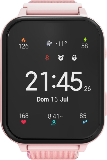 Smartwatch dla dzieci Canyon Alfie KW-37 MP3 Study&Game Pink (CNE-KW37PP) - obraz 2