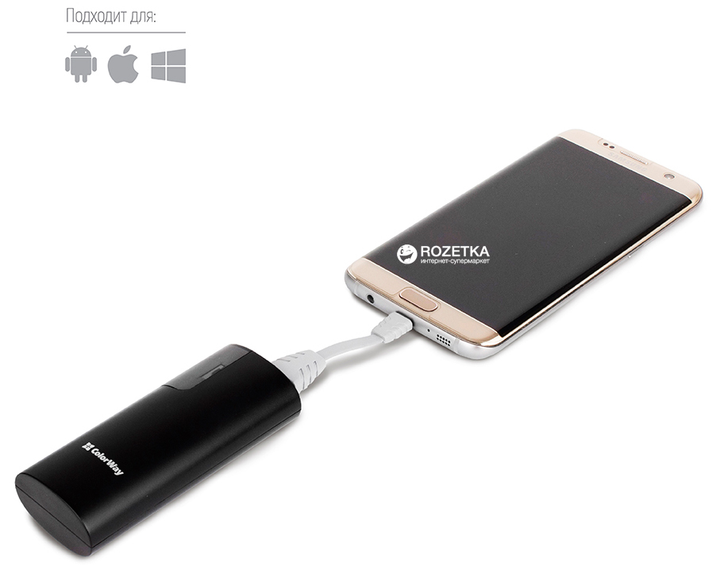 УМБ ColorWay 2200 mAh Black (CW-PB022LIC1BK) - изображение 4