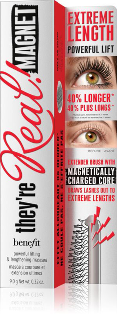 Туш для вій Benefit They're Real! Magnet для збільшення об'єму Чорна 4.5 г (602004124067) - зображення 3