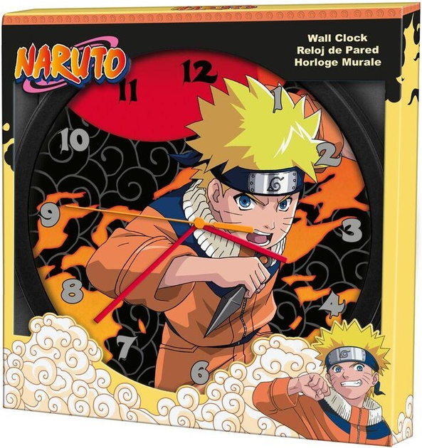 Настінний годинник Kids Euroswan Naruto (8435507887717) - зображення 2