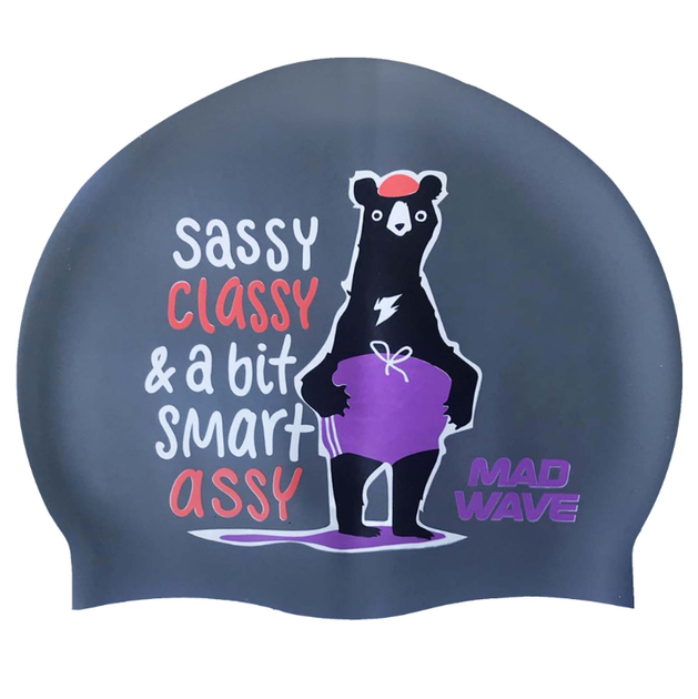 Шапочка для плавання дитяча YAR-SPORT Junior SMART ASSY M057002 (силікон, срібний) - изображение 3
