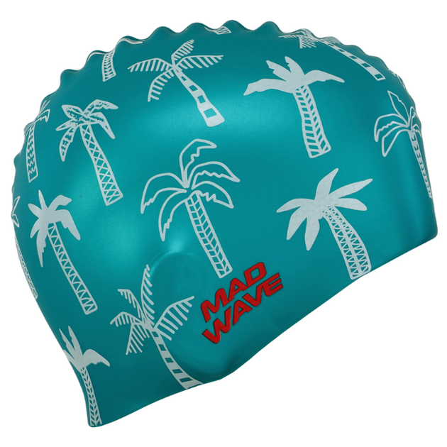 Шапочка для плавання YAR-SPORT PALM TREE M055330 (силікон, зелений) - Фото 5 Шапочка для плавання YAR-SPORT PALM TREE M055330 (силікон, зелений) - изображение 5