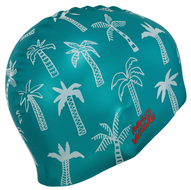 Шапочка для плавання YAR-SPORT PALM TREE M055330 (силікон, зелений) - Фото 6 Шапочка для плавання YAR-SPORT PALM TREE M055330 (силікон, зелений) - изображение 6