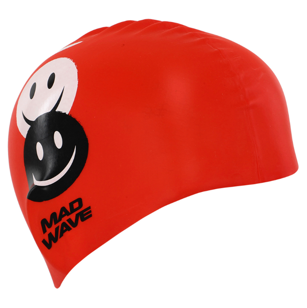 Шапочка для плавання дитяча YAR-SPORT Junior EMOJI M057308 (силікон, червоний) - Фото 4 Шапочка для плавання дитяча YAR-SPORT Junior EMOJI M057308 (силікон, червоний) - изображение 4