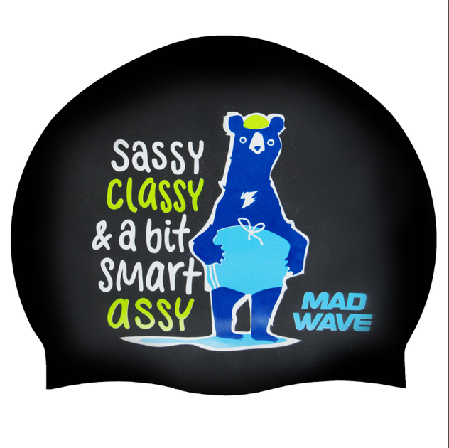 Шапочка для плавання дитяча YAR-SPORT Junior SMART ASSY M057002 (силікон, чорний) - изображение 3