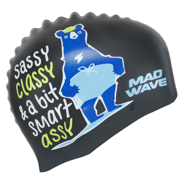 Шапочка для плавання дитяча YAR-SPORT Junior SMART ASSY M057002 (силікон, чорний) - изображение 4