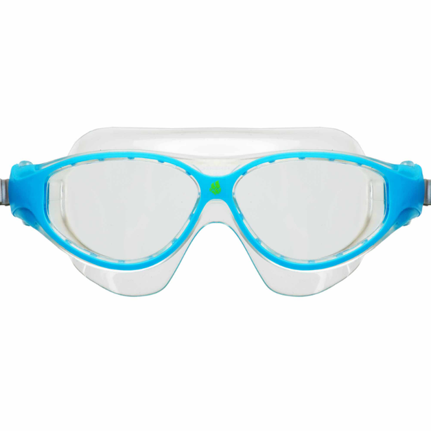 Окуляри-маска для плавання дитячі YAR-SPORT FLAME MASK JUNIOR M046103 (термопластична гума, полімер целюлози, поліпропілен, силікон, блакитний) - изображение 5