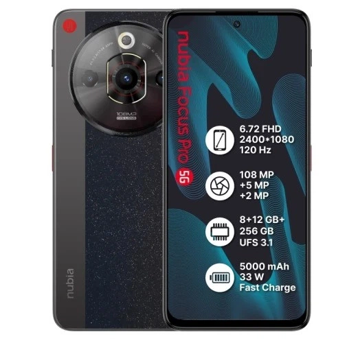 Глянцевая пленка антишпион для Nubia Focus pro 5G, гидрогелевая Proove PRIVACY Clear противоударная - изображение 2