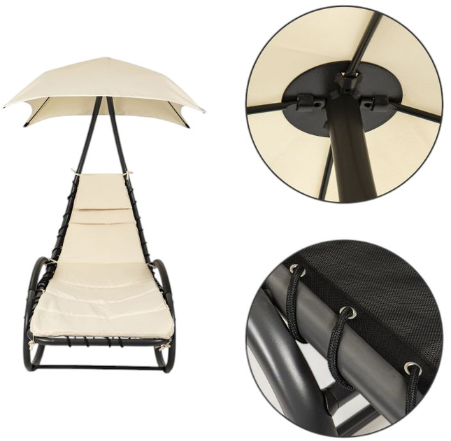 Leżak ModernHome by Multistore (5903769971756) - obraz 6