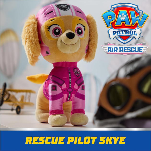 Maskotka Spin Master Psi Patrol Air Rescue Skye 6071652 30 cm (0681147044760) - obraz 4