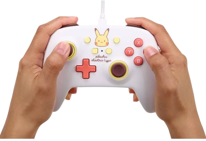 Kontroler PowerA Enhanced Nintendo Switch Pikachu Electric Type (0617885027345) - obraz 5
