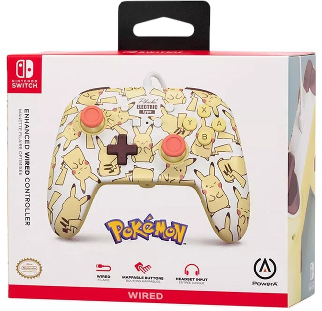 Kontroler PowerA Enhanced Nintendo Switch Pikachu Blush (0617885028625) - obraz 7