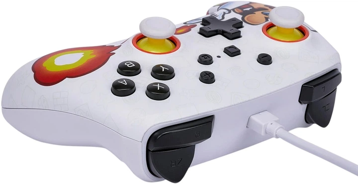 Контролер PowerA Enhanced Nintendo Switch Fireball Mario (0617885028656) - зображення 8