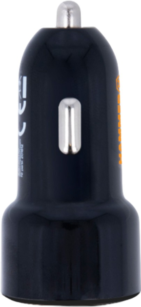 Ładowarka samochodowa Hammer Car Charger 30W Type-A PD QC3.0 Black (AKC001013) - obraz 3