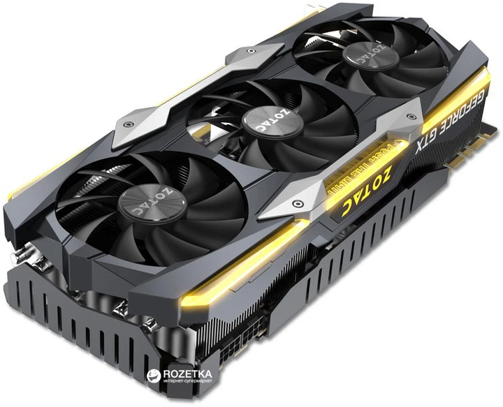 Видеокарта Zotac PCI-Ex GeForce GTX 1080 Ti AMP Extreme 11GB