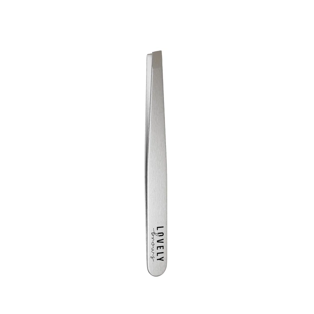 Пинцет для бровей Lovely Brows классический серебряный - Фото 1 Пинцет для бровей Lovely Brows классический серебряный - изображение 1