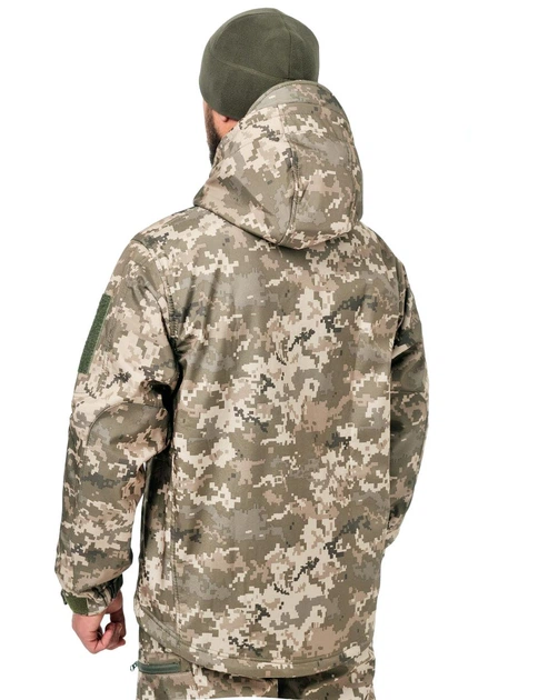 Тактична куртка WinTac Soft Shell Viking MM14 Світлий 5XL піскель - Фото 3 Тактична куртка WinTac Soft Shell Viking MM14 Світлий 5XL піскель - зображення 3
