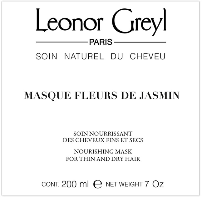 Maska nawilżająca do włosów Leonor Greyl Fleurs De Jasmin odżywcza 200 ml (3450870020177) - obraz 3