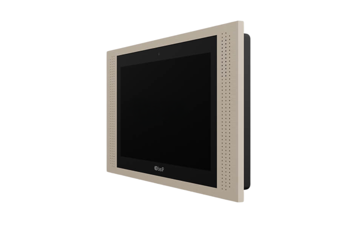 IP-відеодомофон BAS-IP AT-10 10'' IPS Wi-Fi SIP PoE Android (вбудована камера), Black + Gold - Фото 2 IP-відеодомофон BAS-IP AT-10 10'' IPS Wi-Fi SIP PoE Android (вбудована камера), Black + Gold - зображення 2