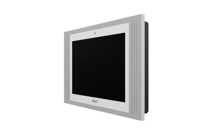 IP-відеодомофон BAS-IP AT-10 10'' IPS Wi-Fi SIP PoE Android (вбудована камера), White + Silver - зображення 2
