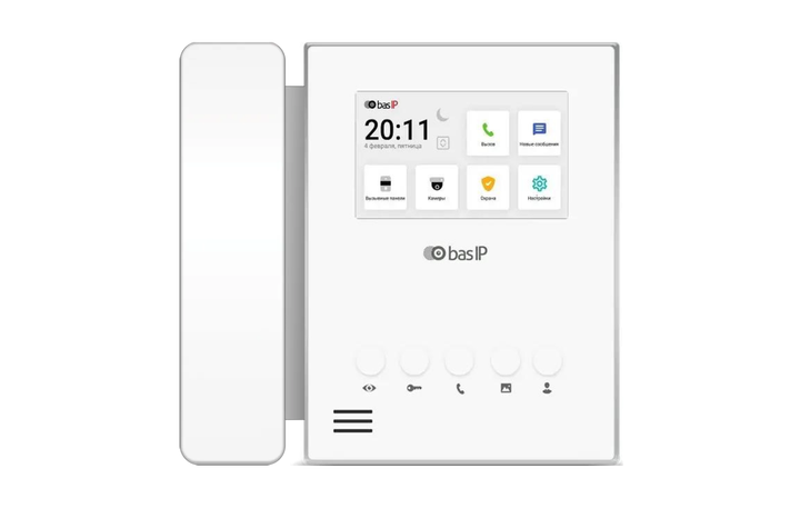 IP-видеодомофон BAS-IP AU-04LAF 4.3'' Wi-Fi SIP PoE, White - изображение 4