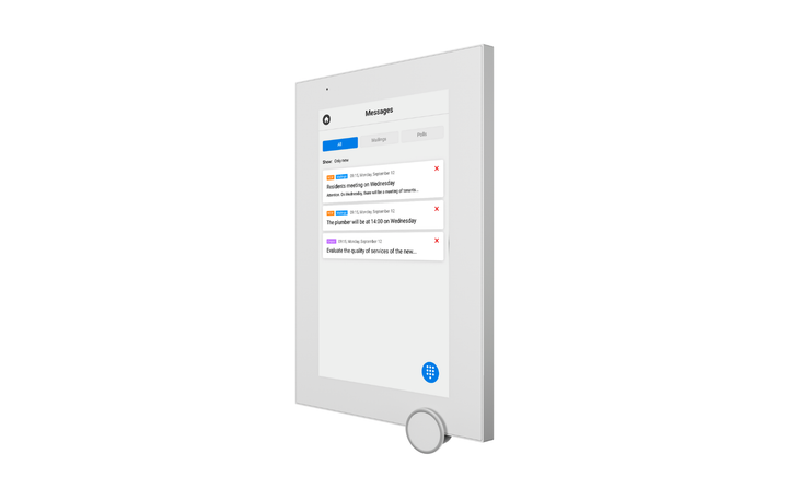 IP-видеодомофон BAS-IP AZ-07LF 7'' IPS Wi-Fi SIP PoE Android, White - изображение 4