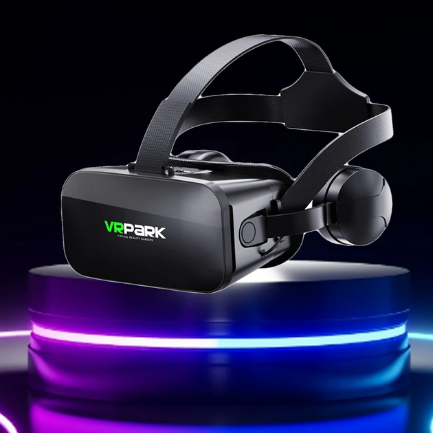 Очки виртуальной реальности VR Box Park с объемным звуком и пультом Черные 9938 - изображение 9