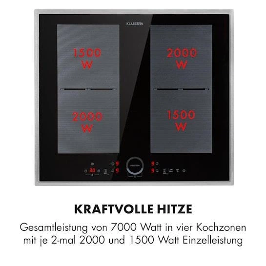 Вбудована індукційна плита Klarstein Delicatessa 60 Prime 10035266 - зображення 6