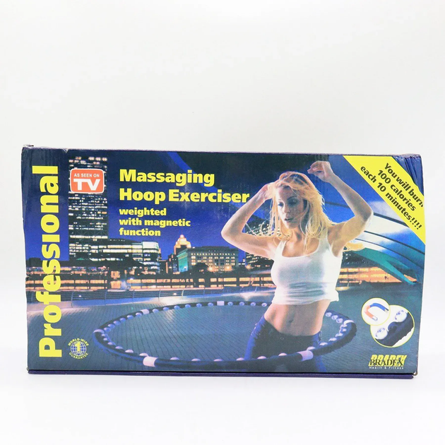 Обруч масажний хулахуп з магнітами, Massaging Hoop Exerciser (L) - Фото 10 Обруч масажний хулахуп з магнітами, Massaging Hoop Exerciser (L) - зображення 10