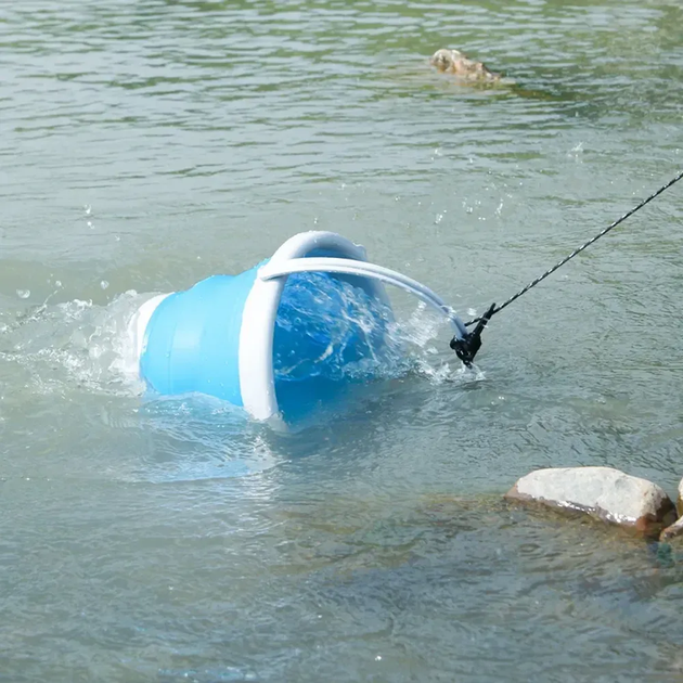 Відро силіконове складне на 10 л, Collapsible Bucket (L) - зображення 5