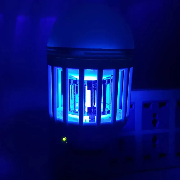 Лампа приманка для комах 9 Вт / Світлодіодна лампочка знищувач комарів Zapp Light (L) - изображение 6