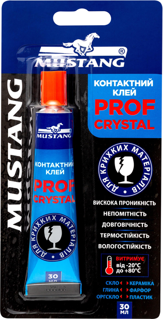 Контактний клей Mustang Prof Crystal 30 мл Прозорий MG17 (2076) - зображення 1