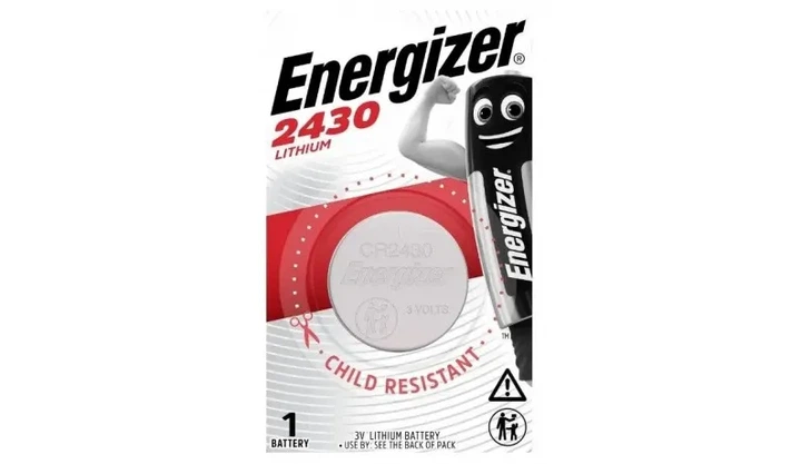 Батарейка Energizer CR2430 Lithium 3V 1 шт (1132) - Фото 1 Батарейка Energizer CR2430 Lithium 3V 1 шт (1132) - изображение 1
