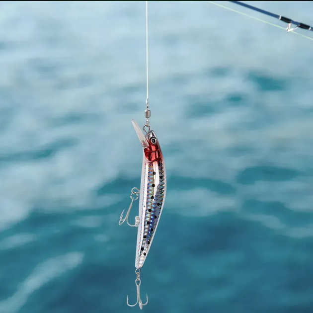 Приманка для лову хижих риб з підсвіткою та USB-зарядкою, Електронна Twitching Lure - зображення 8