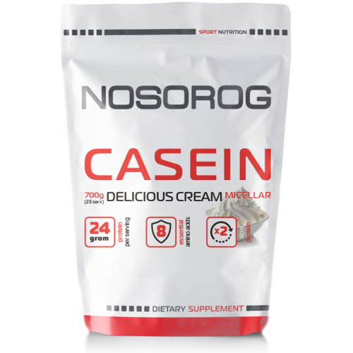 Протеин мицеллярный казеин Носорог / Nosorog Nutrition Micellar Casein 700 г вкусный крем - изображение 3