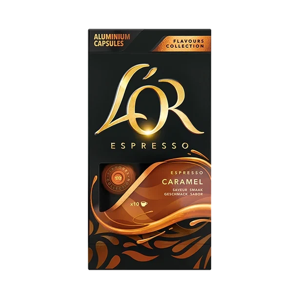 СЕТ 10 пачок! Кава в капсулах Nespresso L'or ESPRESSO Caramel - Фото 5 СЕТ 10 пачок! Кава в капсулах Nespresso L'or ESPRESSO Caramel - изображение 5