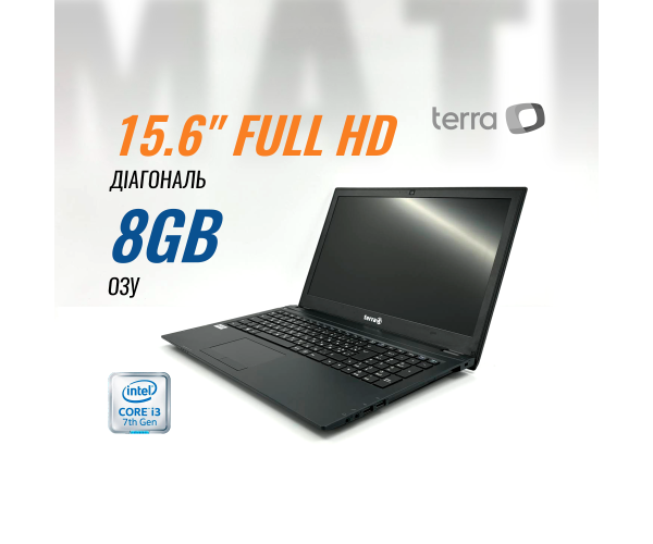 Ноутбук Terra Mobile 1515 (i3-7020U/ 8 GB/ 128 GB + 1 TB HDD) б/в | 3907 - Фото 1 Ноутбук Terra Mobile 1515 (i3-7020U/ 8 GB/ 128 GB + 1 TB HDD) б/в | 3907 - зображення 1