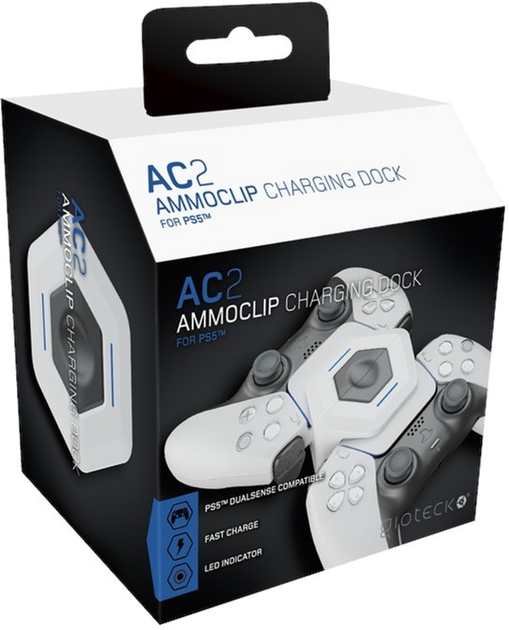 Зарядна станція Gioteck AC-2 AMMO PS5 (0812313011006) - зображення 3