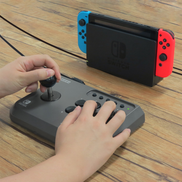Аркадний стік Hori Fighting Stick Mini Nintendo Switch Grey (0873124007442) - зображення 7