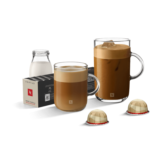 Кофе в капсулах Nespresso Vertuo Sweet Vanilla Decaffeinato (10 капсул) - Фото 2 Кофе в капсулах Nespresso Vertuo Sweet Vanilla Decaffeinato (10 капсул) - изображение 2