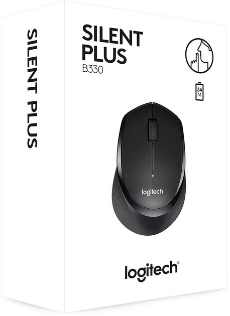 Мишка Logitech Wireless B330 SILENT PLUS (910-004913) чорна - зображення 4