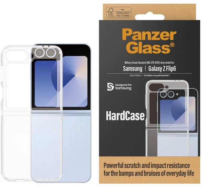 Чохол PanzerGlass HardCase для Samsung Galaxy Z Flip6 Transparent (5715685002137) - зображення 3