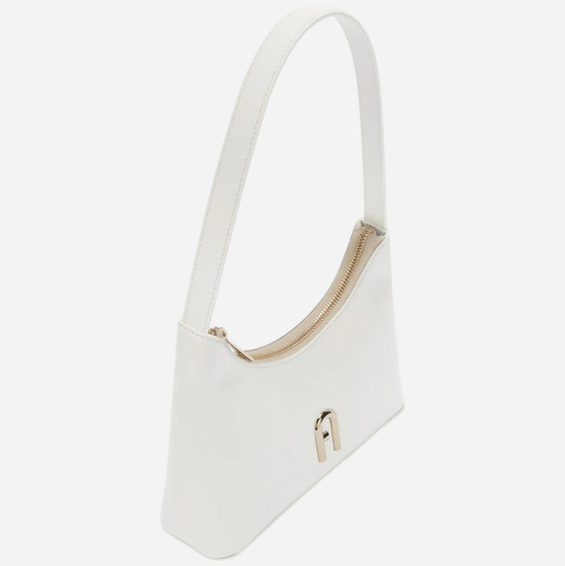 Torebka bagietka damska mała ze skóry naturalnej Furla WB00863AX07331704S1007 Kość słoniowa - obraz 3