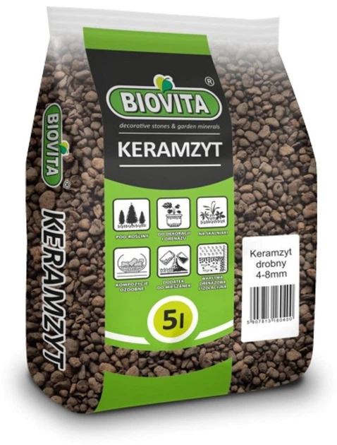 Керамзит Biovita дрібний 4-8 мм, 5 л (60400) - зображення 1