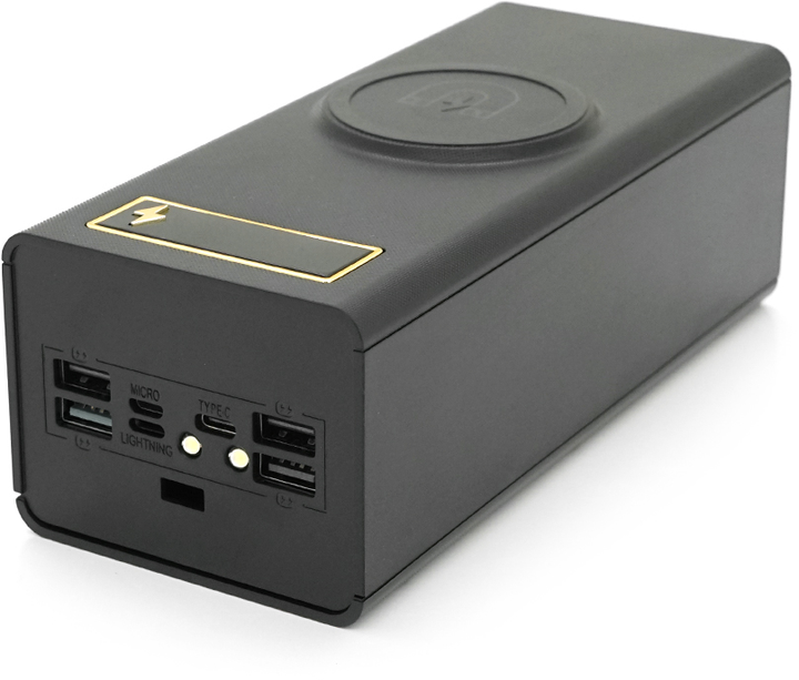 Корпус Voltronic для Power bank Voltronic CX24-PD-QI Magnetic Black (YT37110) - зображення 2